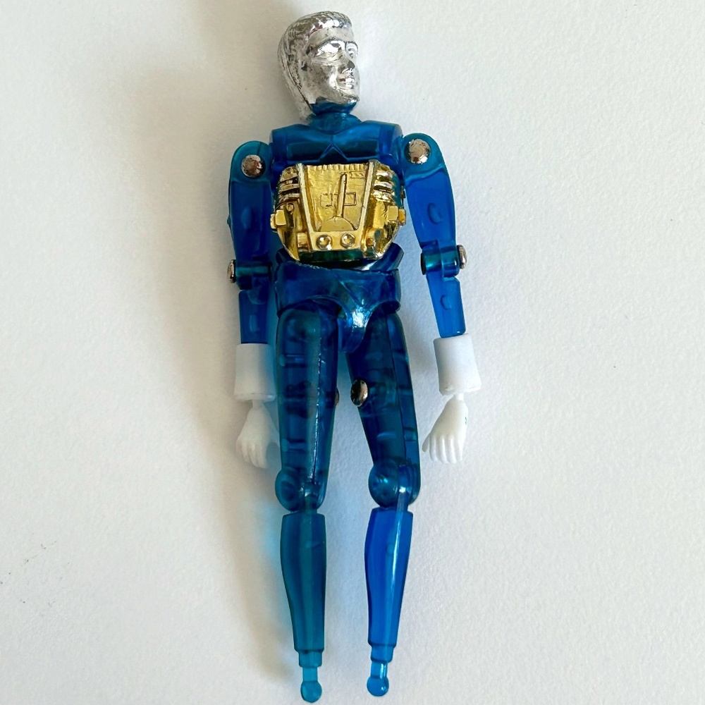 Vintage 1978 Mego Micronauts  Blue Time Traveller Action Figure RARE (21c)